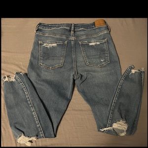 American Eagle Ripped blue Short jeans
